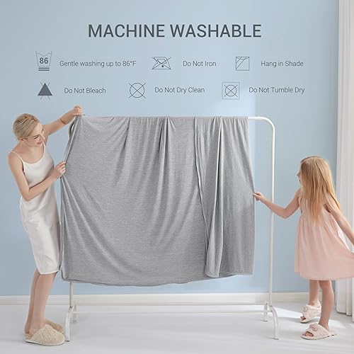 Miniatura 6 de Marchpower Manta refrescante para niños que duermen con calor, manta de enfriamiento Arc-Chill con diseño de doble cara, fibra de enfriamiento