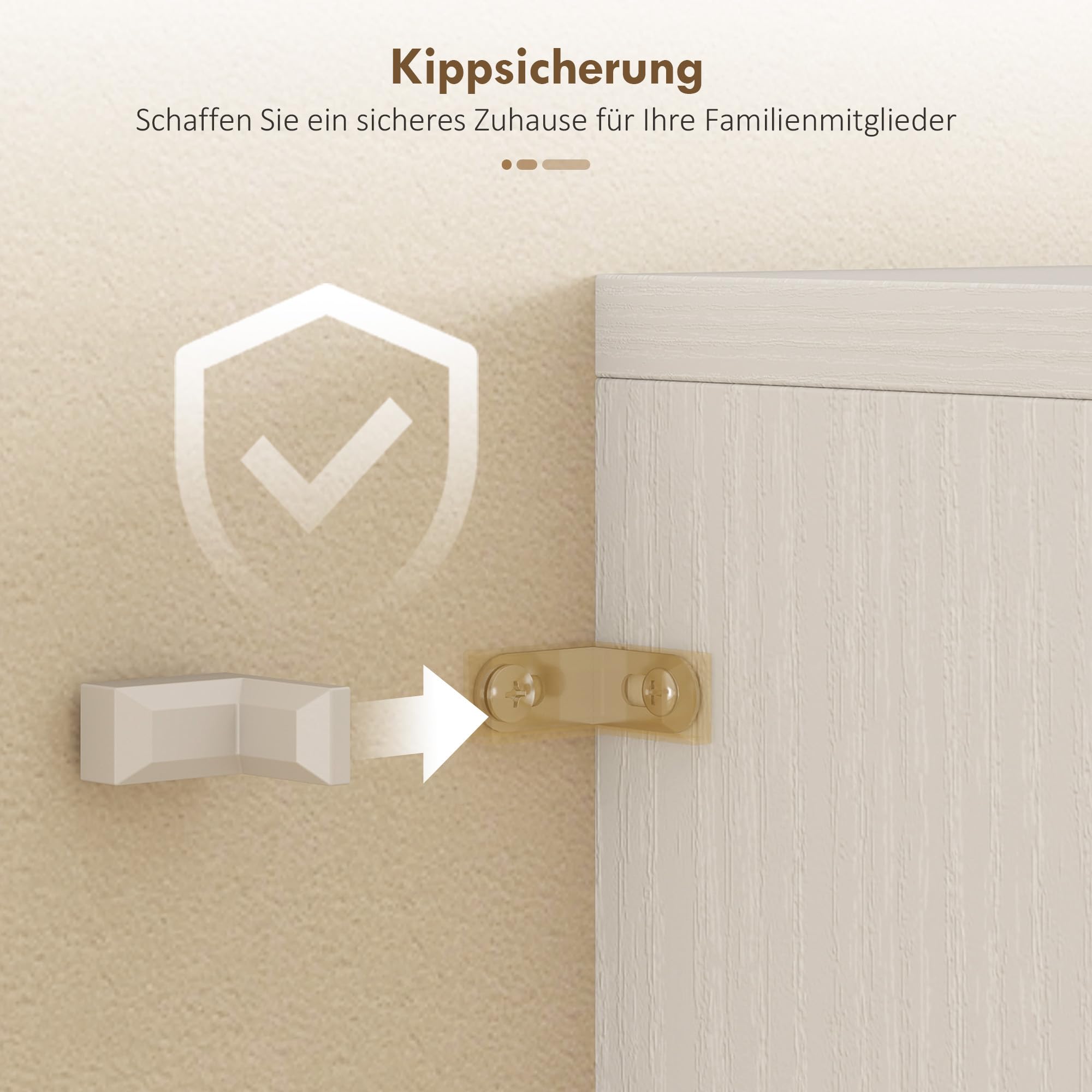 HOMCOM Küchenschrank mit Verstellbarem Regal 60 x 35 x 180 cm Weiß | Buffetschrank, Schublade, 2 Schrank, Hochschrank mit Glastür, Soft-Close-Funktion, für Küche Esszimmer Wohnzimmer