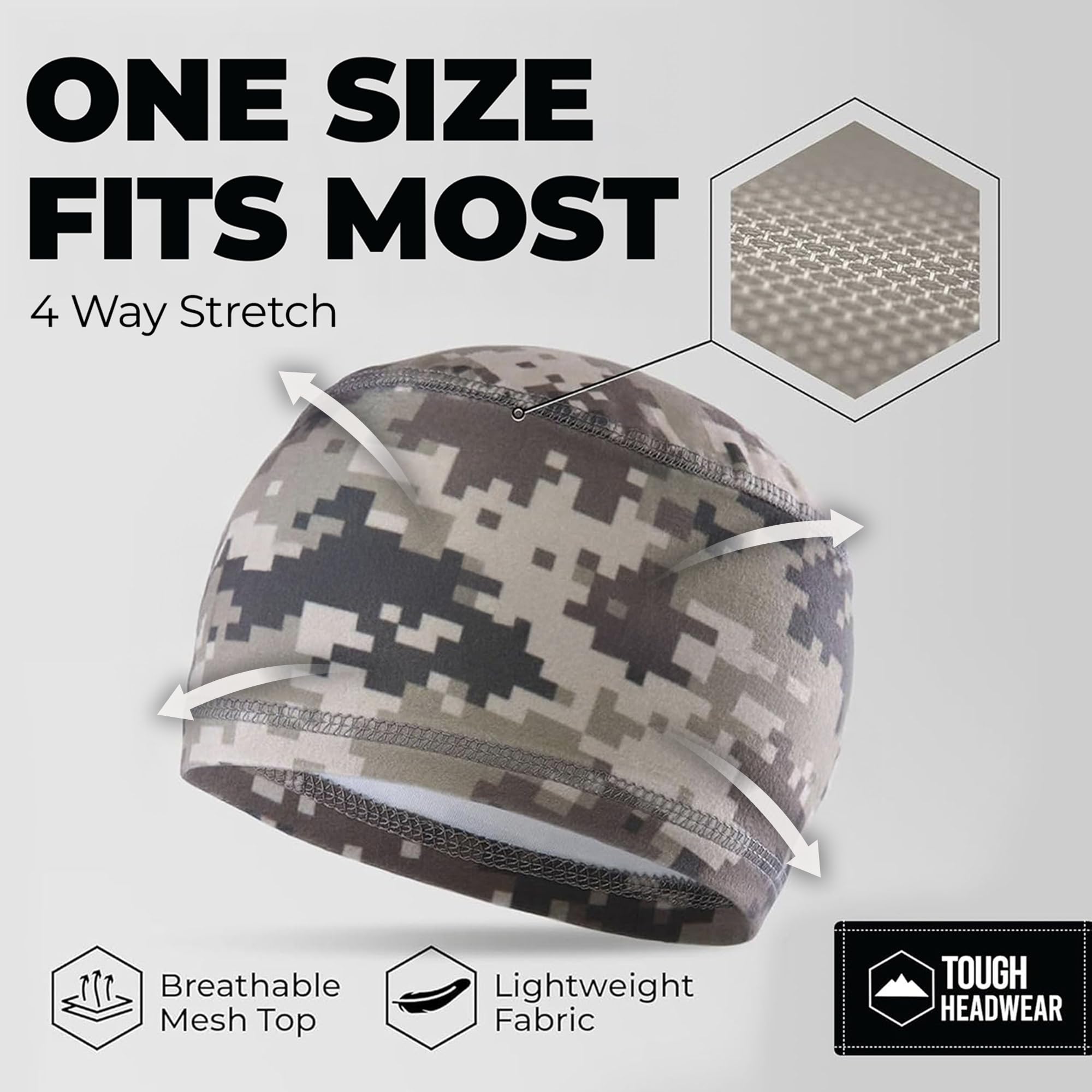 Doublure de casque rafraîchissante pour homme – Pour moto, vélo, football et doublure rigide – Absorbe la transpiration