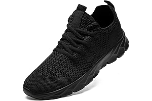 Mens Running Sports Shoes - Comfortable Fashion Sneakers - Tennis Walking Athletic Gym Workout Shoes