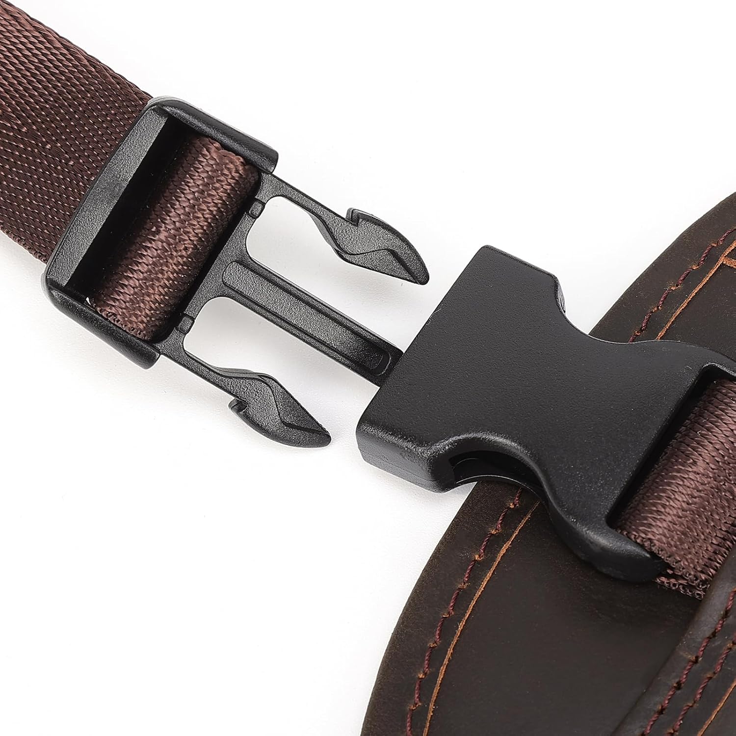 Polare Full Grain Leather Money Belt Hidden Passport Holder Wallet Travel Pouch with AirTag Slot Slim RFID Blocking Undercover Waist Bag