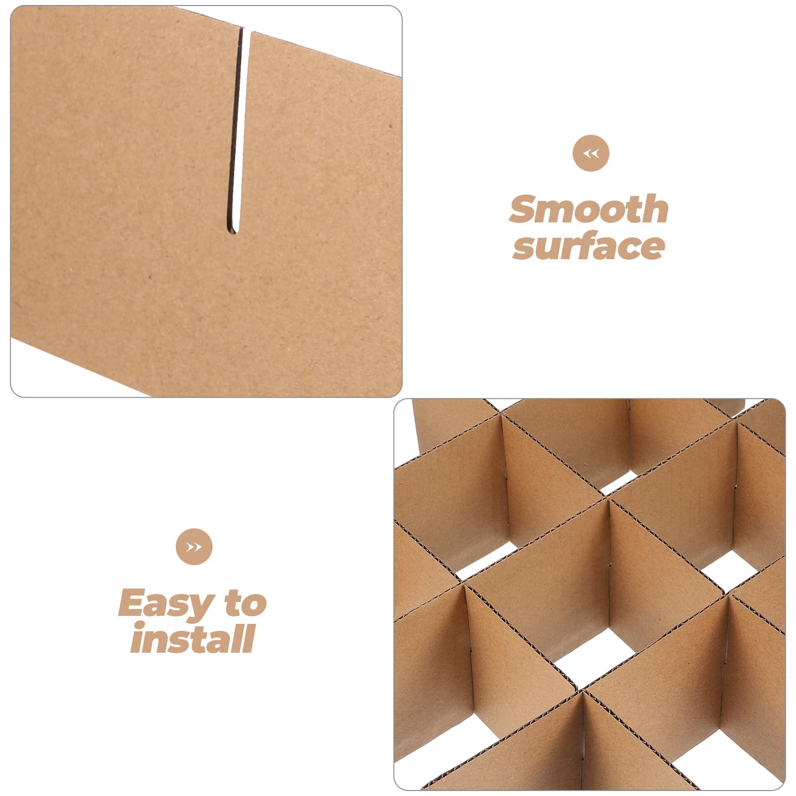 ULTECHNOVO Moving Boxes Dividers, 6 Pack Corrugated Dividers - Image 4