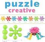 Building Blocks Kids 200 Pieces STEM Toys Educational Building Toys Discs Sets Interlocking Solid Plastic for Preschool Kids Boys and Girls Aged 3+, Safe Material Creativity Kids Toys