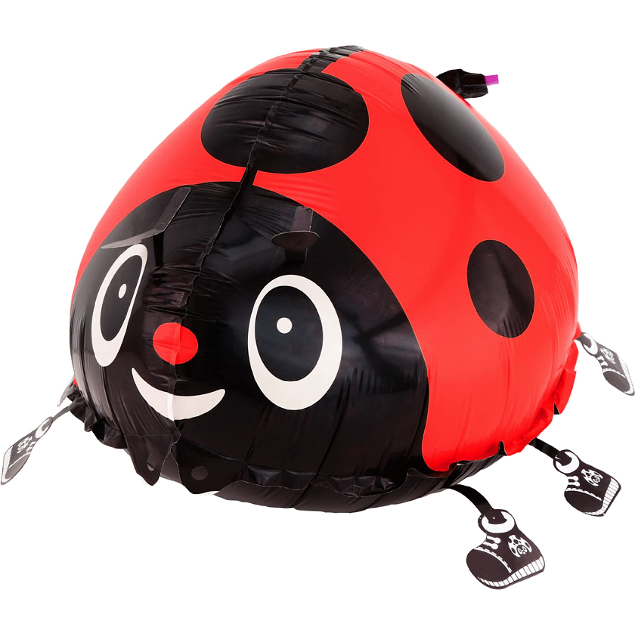 DekoRex® Airwalker Walking Pets, Animal, Foil Balloon, Party Decor, Helium, (Ladybug)