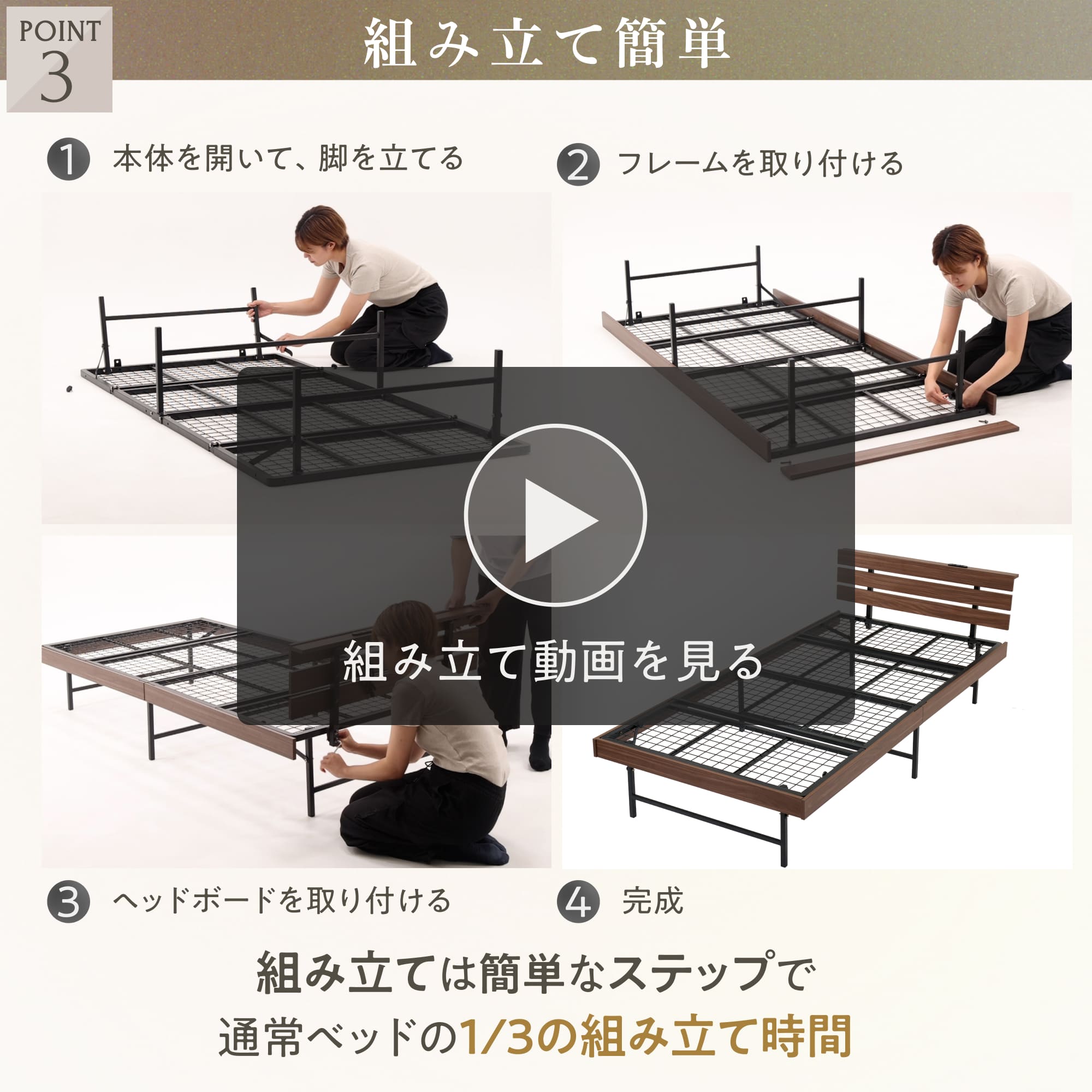 Amazon｜GOKUMIN シングル ベッドフレーム スチールベッド パイプ