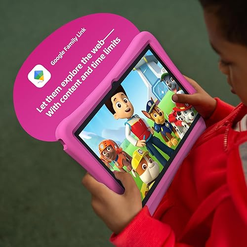 Miniatura 5 de plimpton Tablet infantil mejorada 2025, tableta Android 14 de 10 pulgadas para niños con funda incluida, Octa-Core, Google Kids Space, control