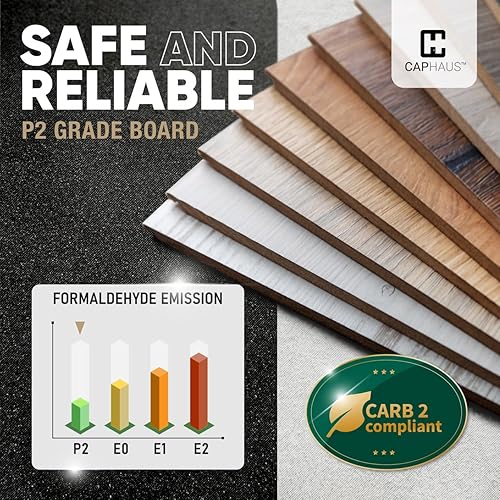 Miniatura 7 de CAPHAUS Estantería de 5 niveles, estantería industrial vintage de 71 pulgadas de alto con estantería abierta, estantería de madera y metal,