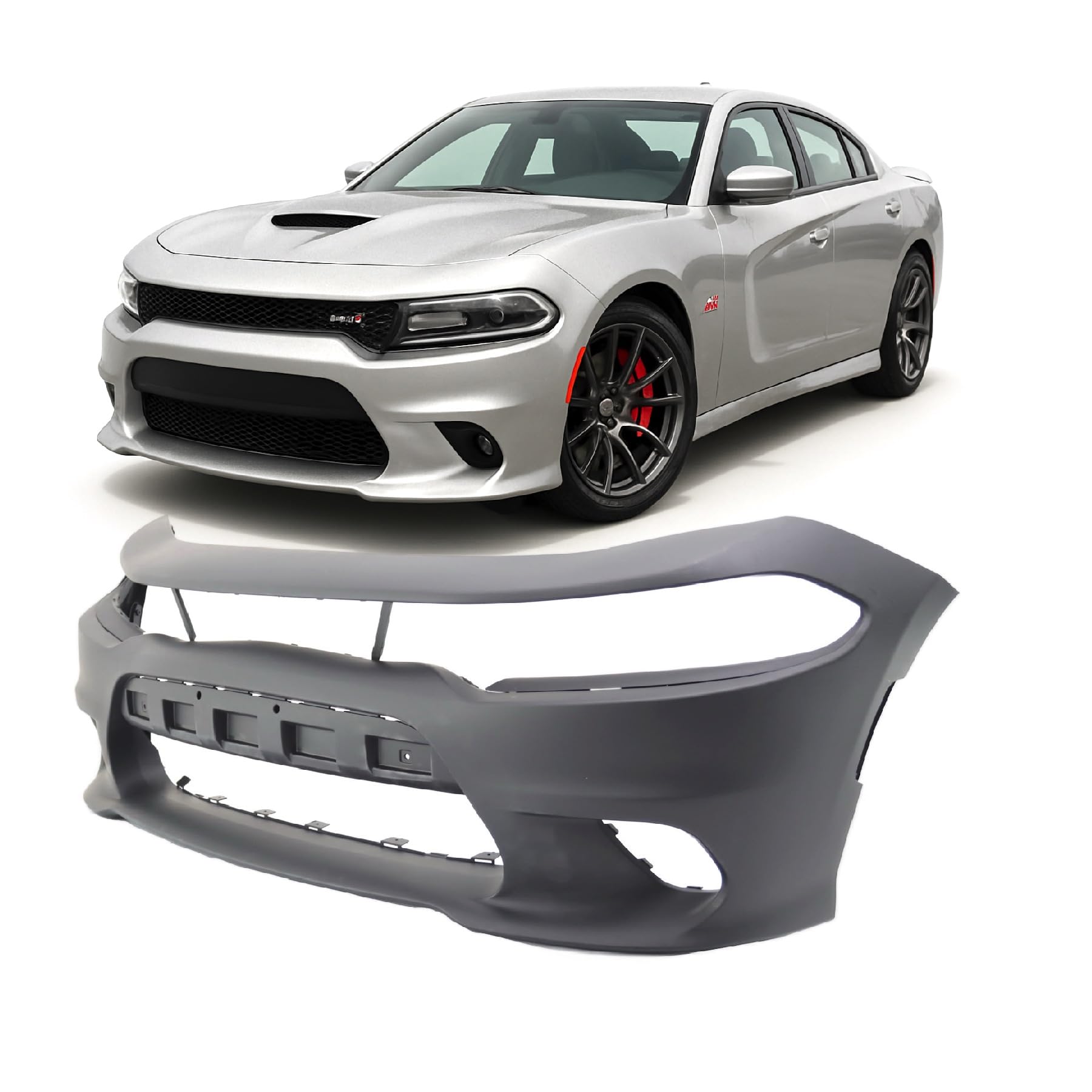 Amazon.com: FitParts Compatible With Front Bumper Cover 2015-2023