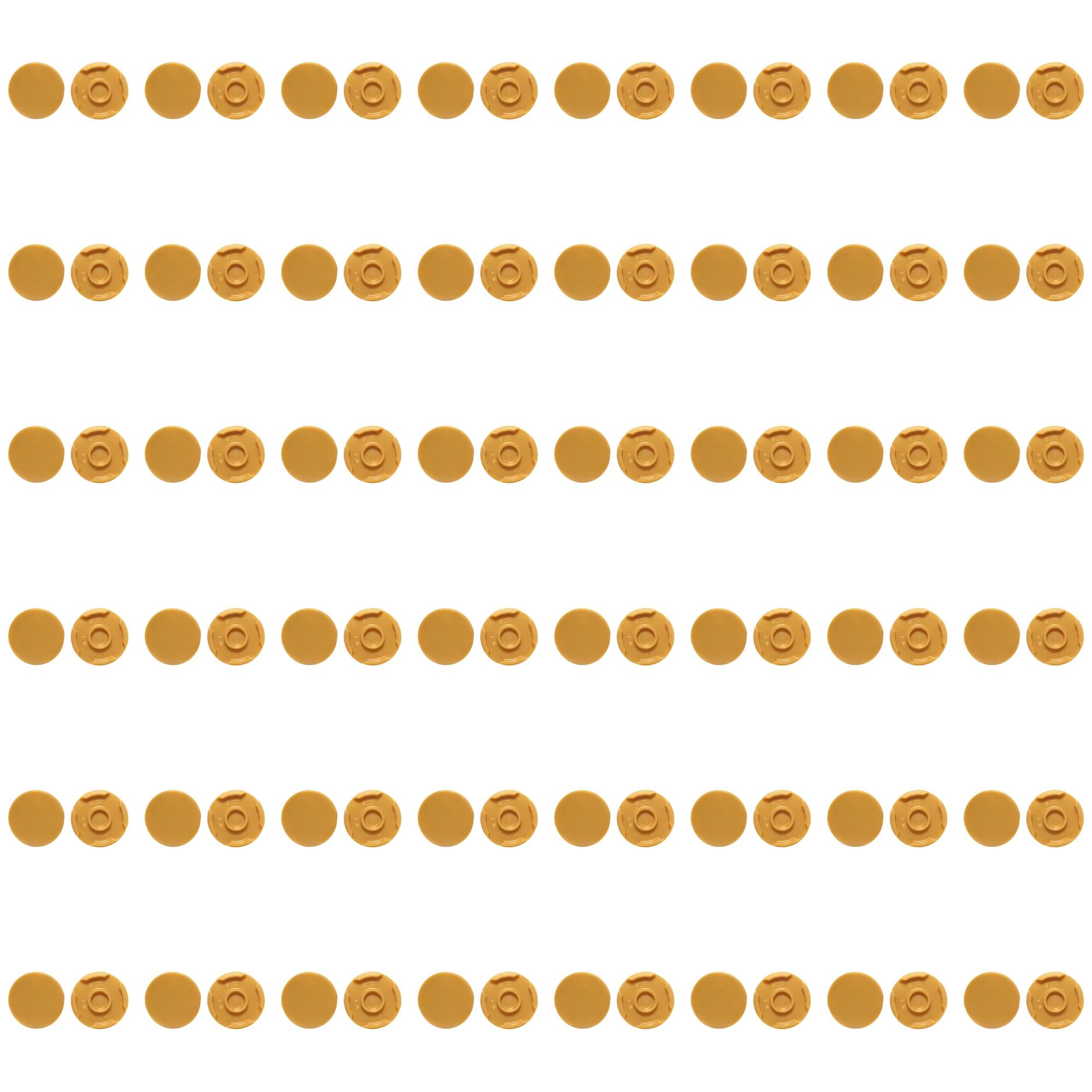 LEGO Tile, Round 2 x 2 with Bottom Stud Holder, Part 14769 (Pearl Gold, 10, Bricks)