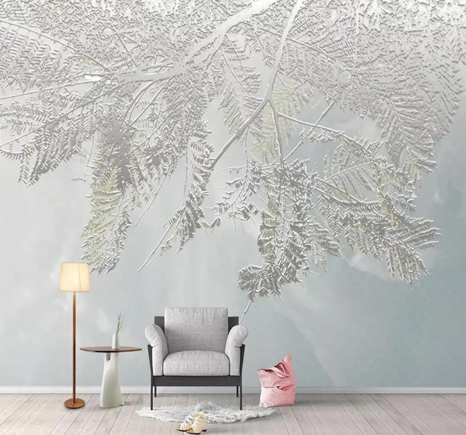 XLMING Three Dimensional Minimalist Hand Drawn Branches Art 3D Wallpaper Luxury Home Dining Decor Paste Sofa Living Room The Wall for Bedroom Mural-430cm×300cm