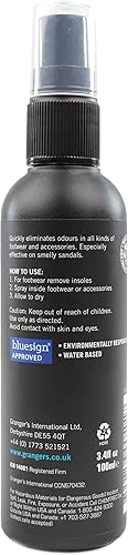 Miniatura 3 de Grangers Mens Odour Eliminator Deodoriser Spray Shoe Care Natural