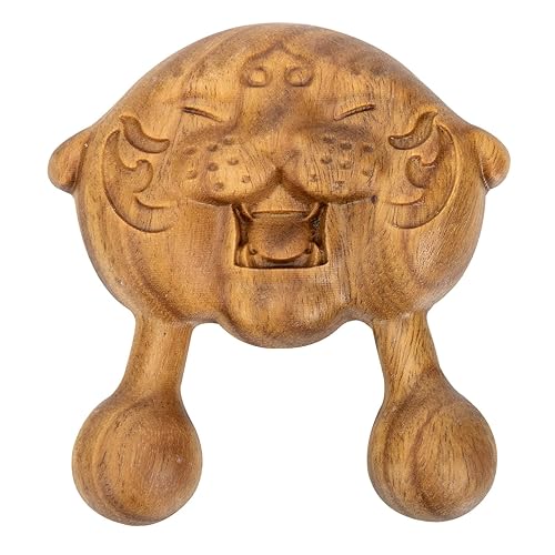 Miniatura 1 de Lurrose Masajeador de nariz de sándalo y cara, rodillo de punto de activación, masajeador de punto de acupuntura facial para antienvejecimiento,