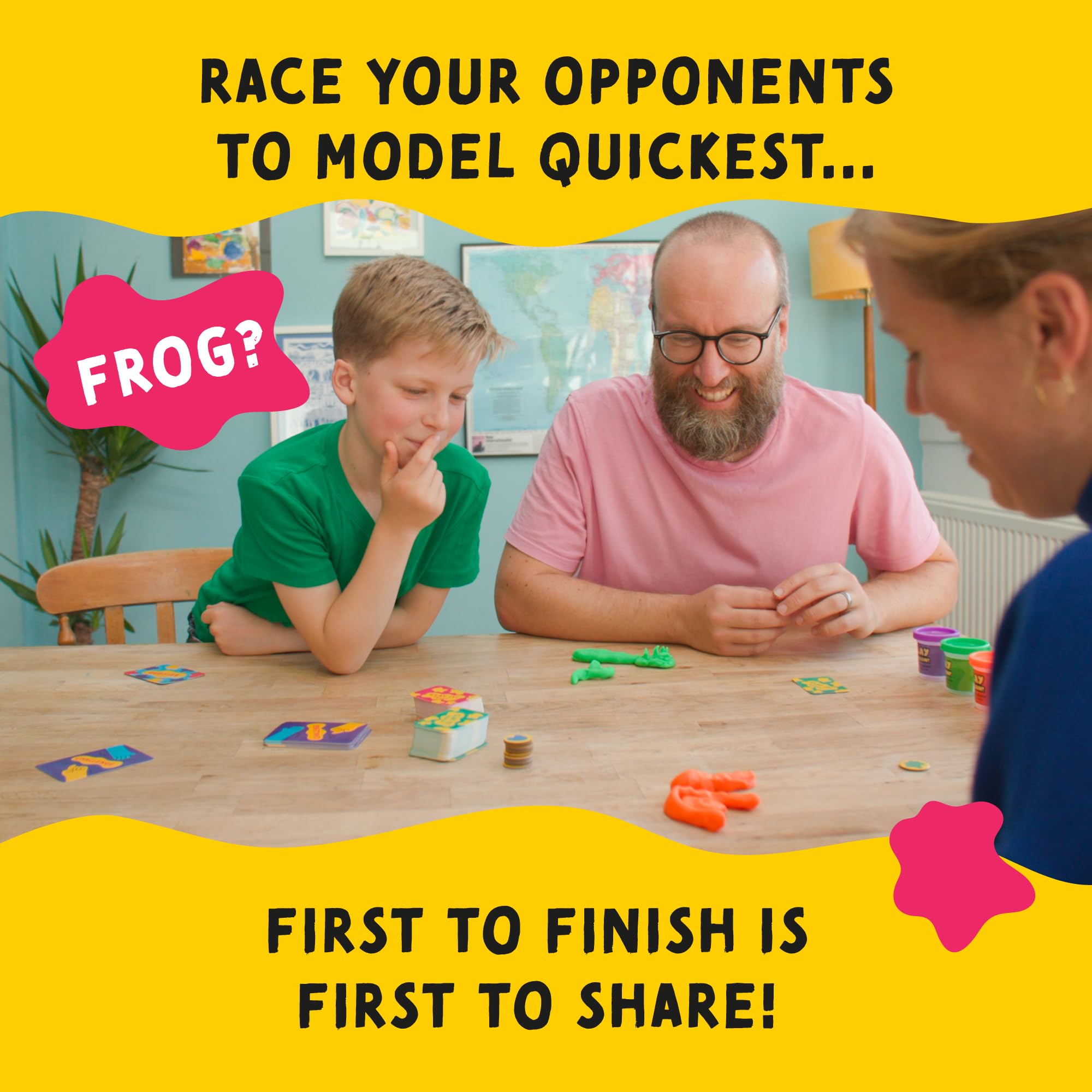 Clay It Again: The Speedy Dough-Scuplting Party Game, Colourful - Image 3