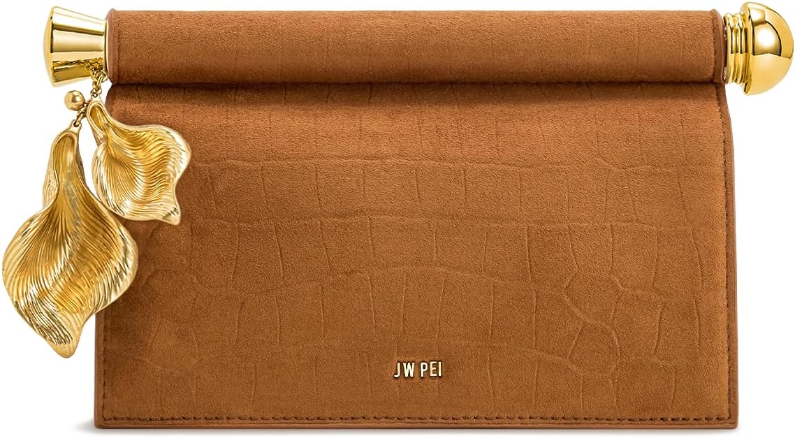 JW PEI Women's Holly Metal Pendant Embellished Clutch