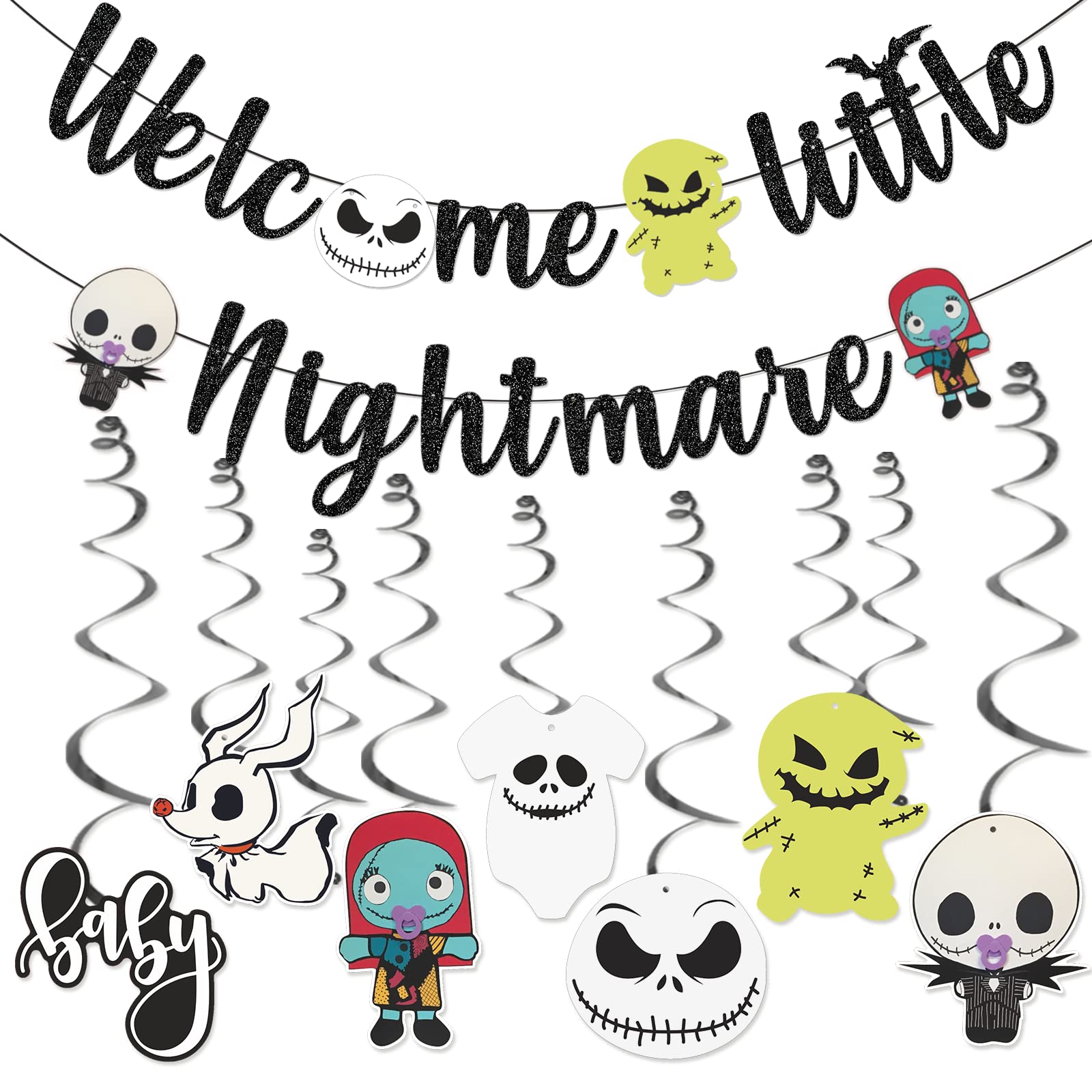 Buy Nightmare Before Christmas Baby Shower Decorations Halloween Baby