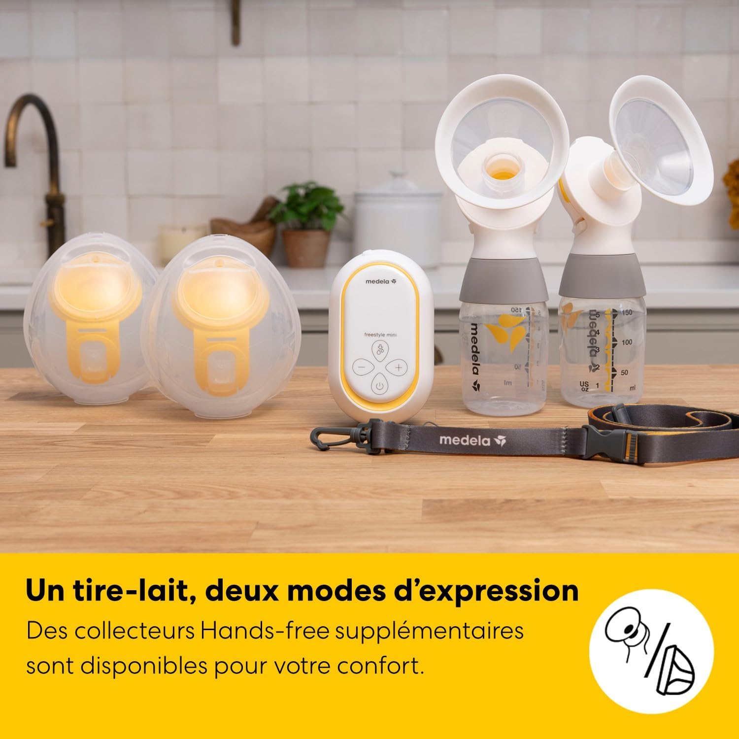 Medela Tire-lait double électrique Freestyle Mini avec batterie rechargeable