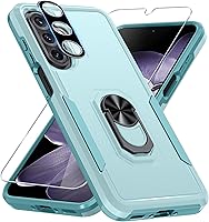 Vista 27 de Janmitta Funda compatible con Samsung Galaxy A14 5G con protector de pantalla + protector de lente de cámara, funda resistente de servicio pesado
