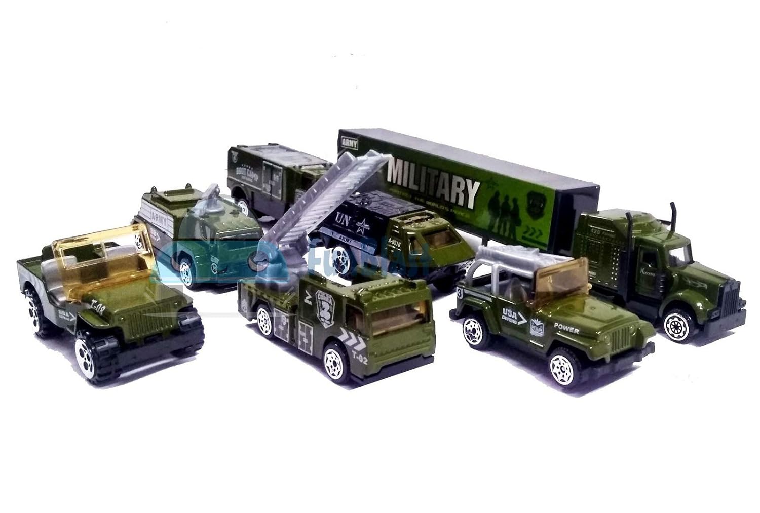 Buy funblast die cast metal army battlefield vehicle play set push