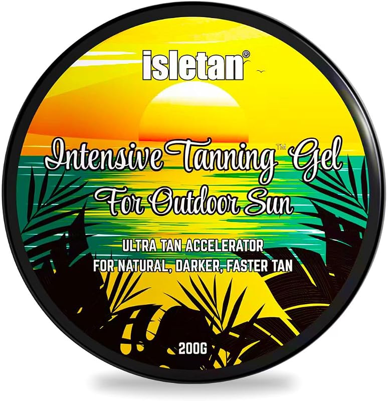 Gel bronzeador intensivo de manga isletan, 200 g