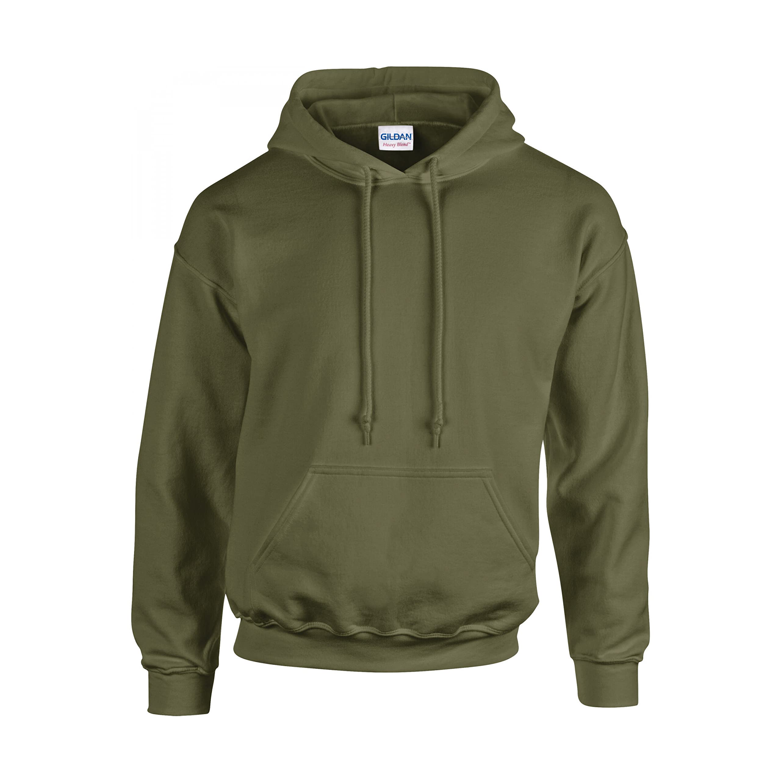 Gildan Unisex Military Green Heavy Blendâ Hooded Sweatshirt Sweatshirt, M Adult, M