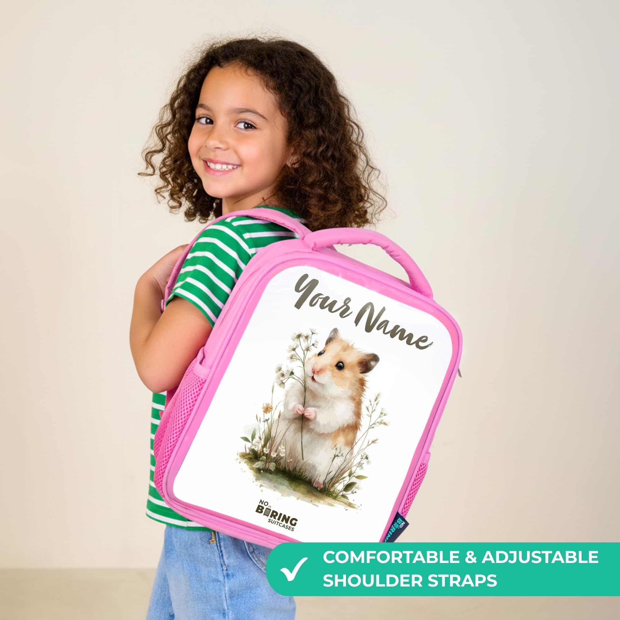 NoBoringSuitcases© Zaino Per Bambini Zaini Scolastici Blu Bambino | 8L - Backpack Da Viaggio School Bag Piccolo Zainetto In Età Prescolare Ragazzi Animali