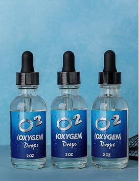 Oxygen Liquid Drops, 2 fl. oz., Set of 3, Improving Health Naturally