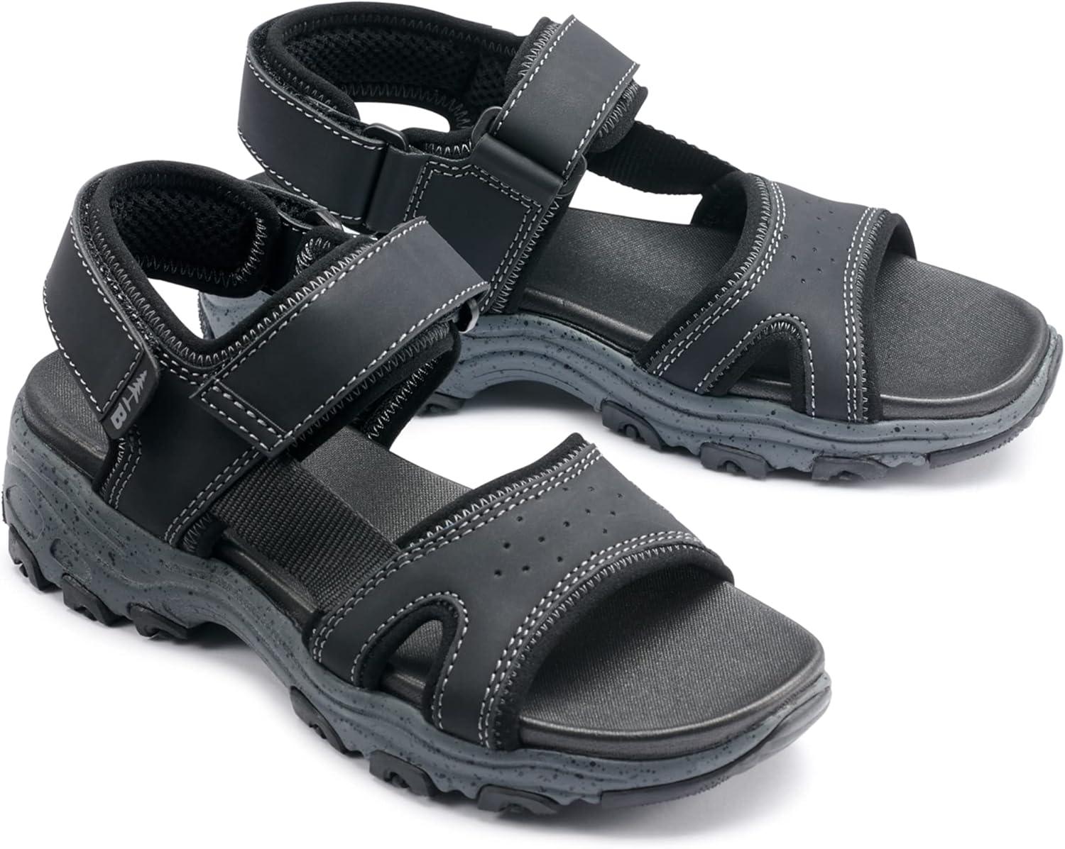 BASS OUTDOOR Women's Trail Sandal Hiking Shoe, Black, 8