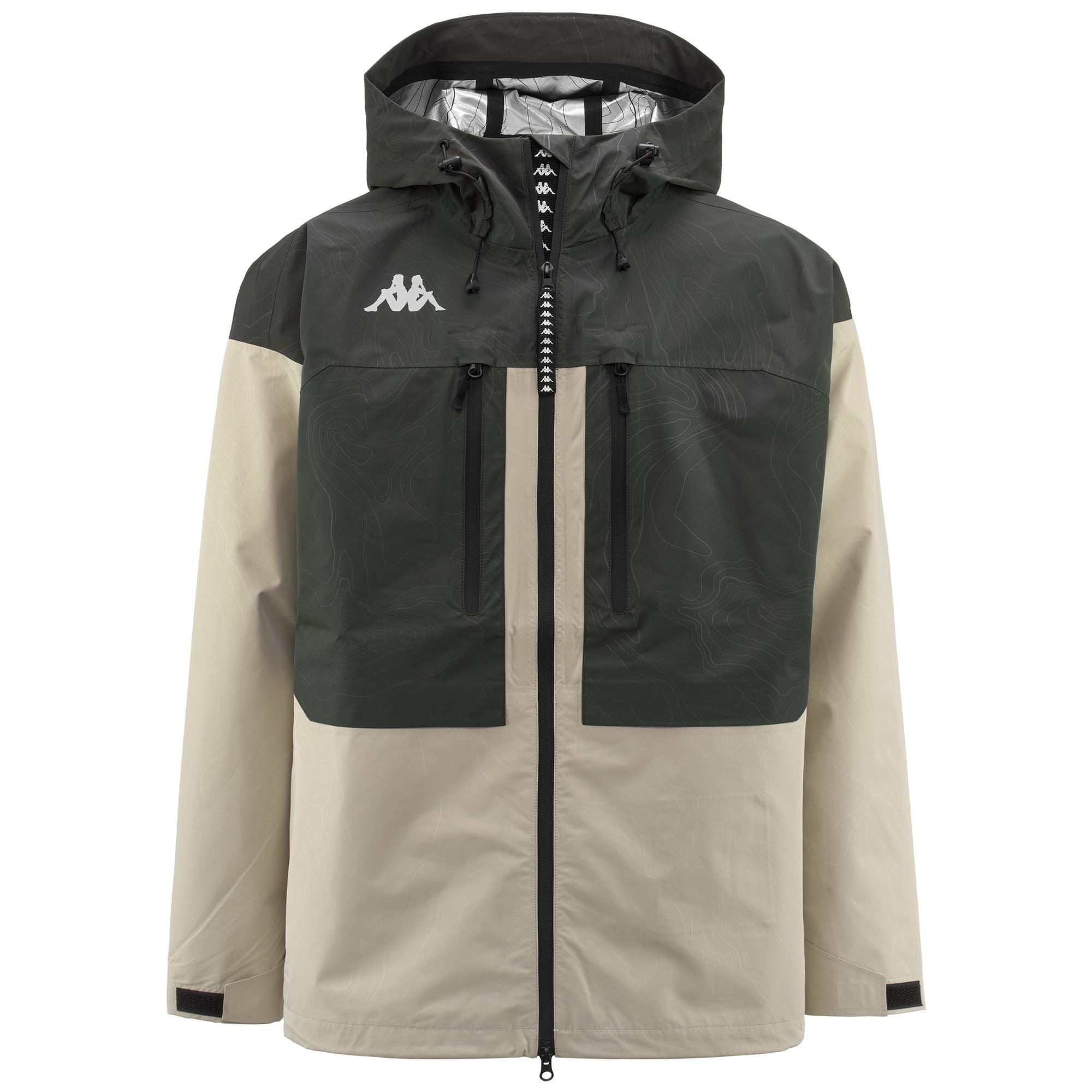 Kappa - Giubbotto, Uomo, Poliestere, Outdoor, modello: NAATAN