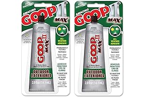 Goop Glue - 142100 MAX Adhesive - 2.0 fl. Oz.(2pc)