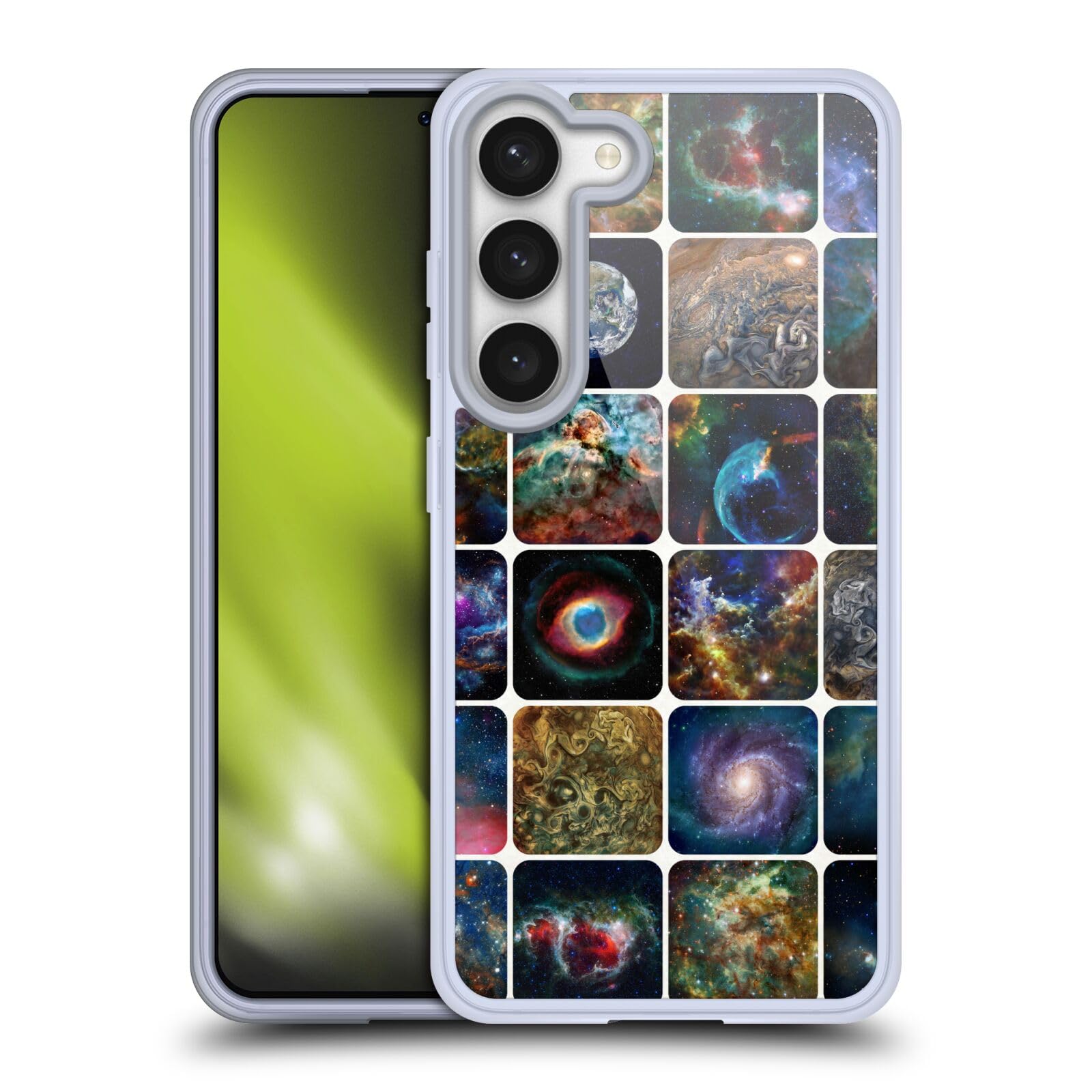 Funda antideslizante Samsung Galaxy S23 5G evita caídas con silicona blanda Cosmo18 espacio 7