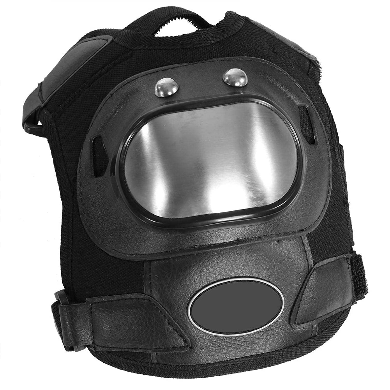 2 PZ Ginocchiera in Acciaio Inox Moto Motocross ATV Adulti Ginocchiere Parastinchi Armatura Protettiva Set Protector Moto Ginocchiera Protezione Moto Guard Ginocchio Moto
