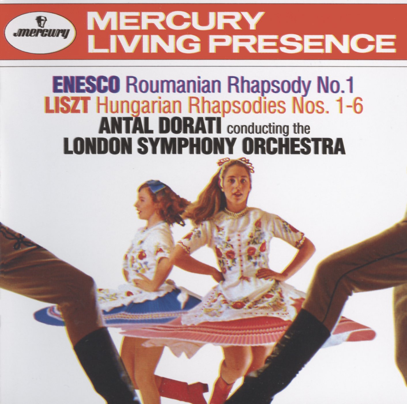 Enesco: Roumanian Rhap No.1 / Liszt: Hungarian Rhaps 1 - 6 [Audio CD] Dorati/London Symphony Orchestra; George Enescu and Antal Dorati