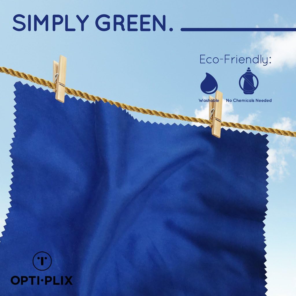 Eyeglass Cleaner Microfiber Cloth - Glasses Cleaner for All Gentle Surfaces, Touchscreens, Smartphones, Camera Lenses, LCD & HD Screens -Tan, 4 Pack- by OptiPlix