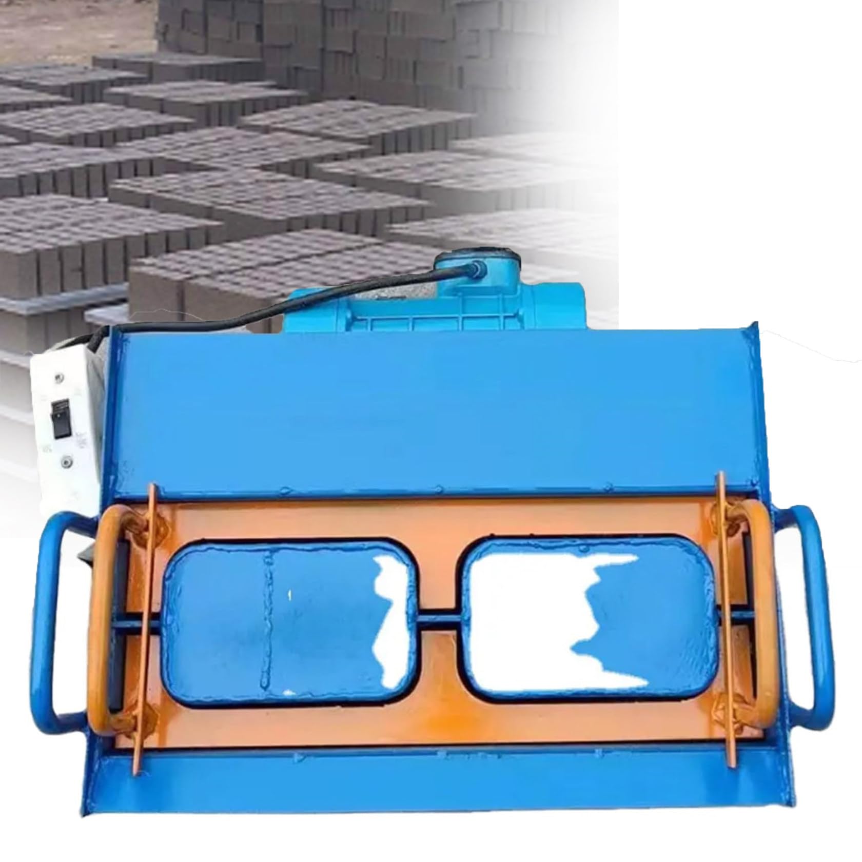 Maszyna do produkcji bloków betonowych, automatyczna produkcja cegieł cementowych z wibracjami 212 razy/min, szybkie formowanie 45s, produkuje 30 cegieł na godzinę dla projektów budowlanych