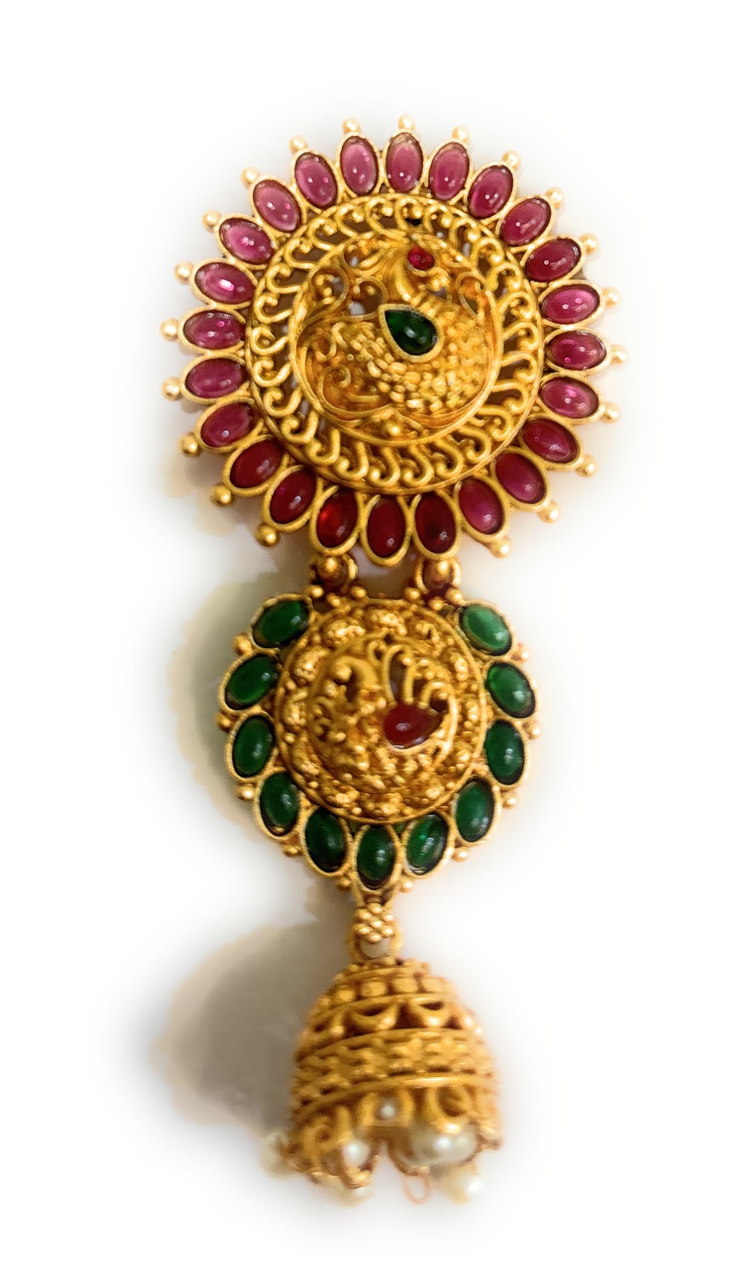 See full amazon price history chart for Gold Plated Red and Green beads Peacock Hair jewelry, also known as Hair Jadai Clip or Temple Hair Clips, Hair pins for Girls Women Gold Plated Red and Green beads Peacock Hair jewelry, also known as Hair Jadai Clip or Temple Hair Clips, Hair pins for Girls Women (B0D7HZGN1Q) Amazon Price History, Amazon Price Tracker