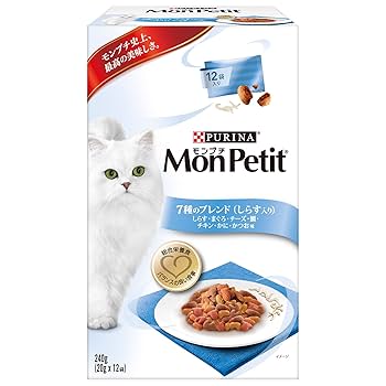 モンプチ ボックス 成猫用 7種のブレンド かつお節・まぐろ・かつお・鯛・かに・えび・サーモン味 240g×2個 [キャットフード・ドライ] 2zzhgl6 Amazon | 【セット買い】モンプチ ボックス 成猫用 7種の