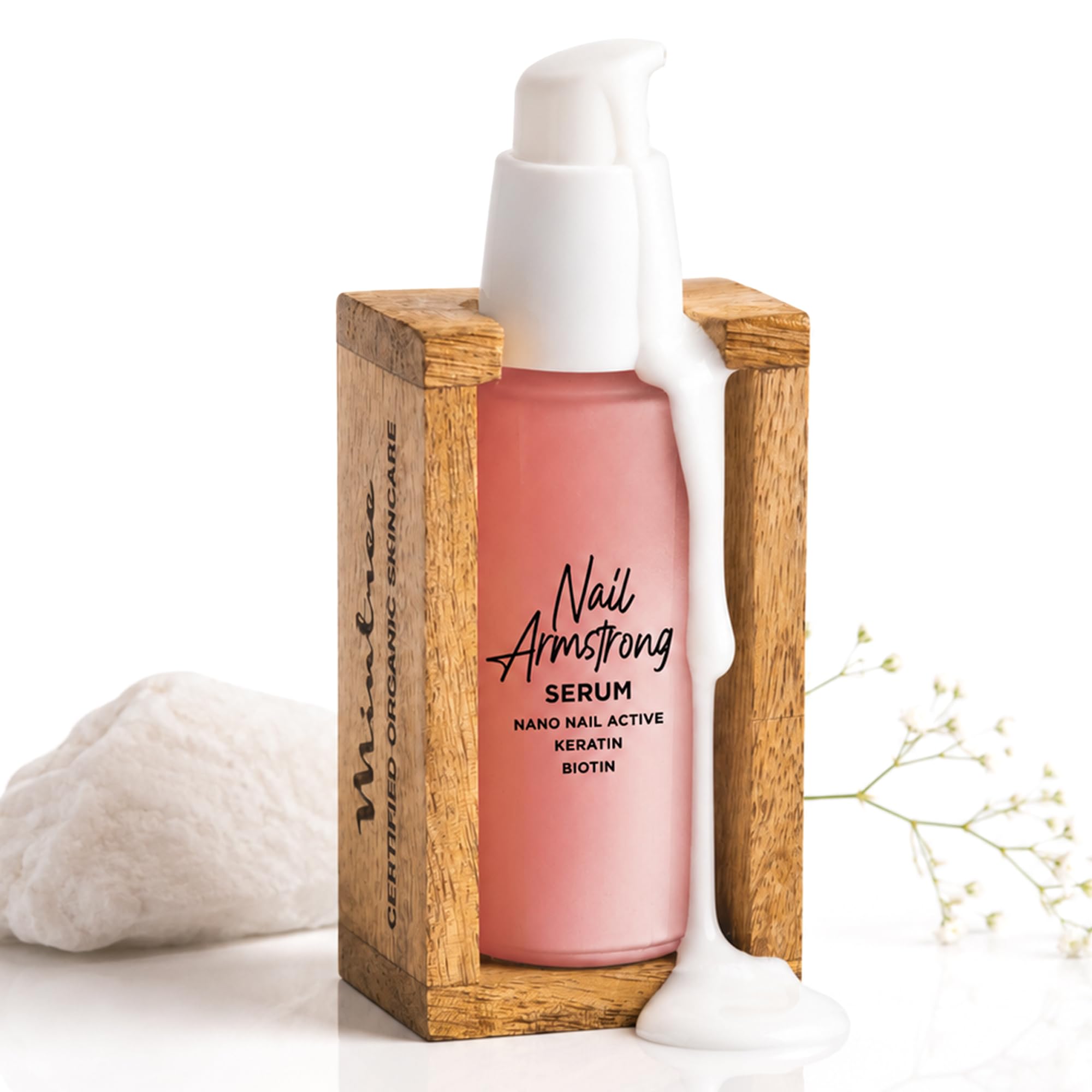 Certified Organic & Vegan Nail Strengthening Serum, to prevent chipping, Repair Brittle Nails. Fixes Nail Discoloration & Promotes Healthy, Infused with Brazilian Nail Elixir, Keratin Protein & Biotin-image-29