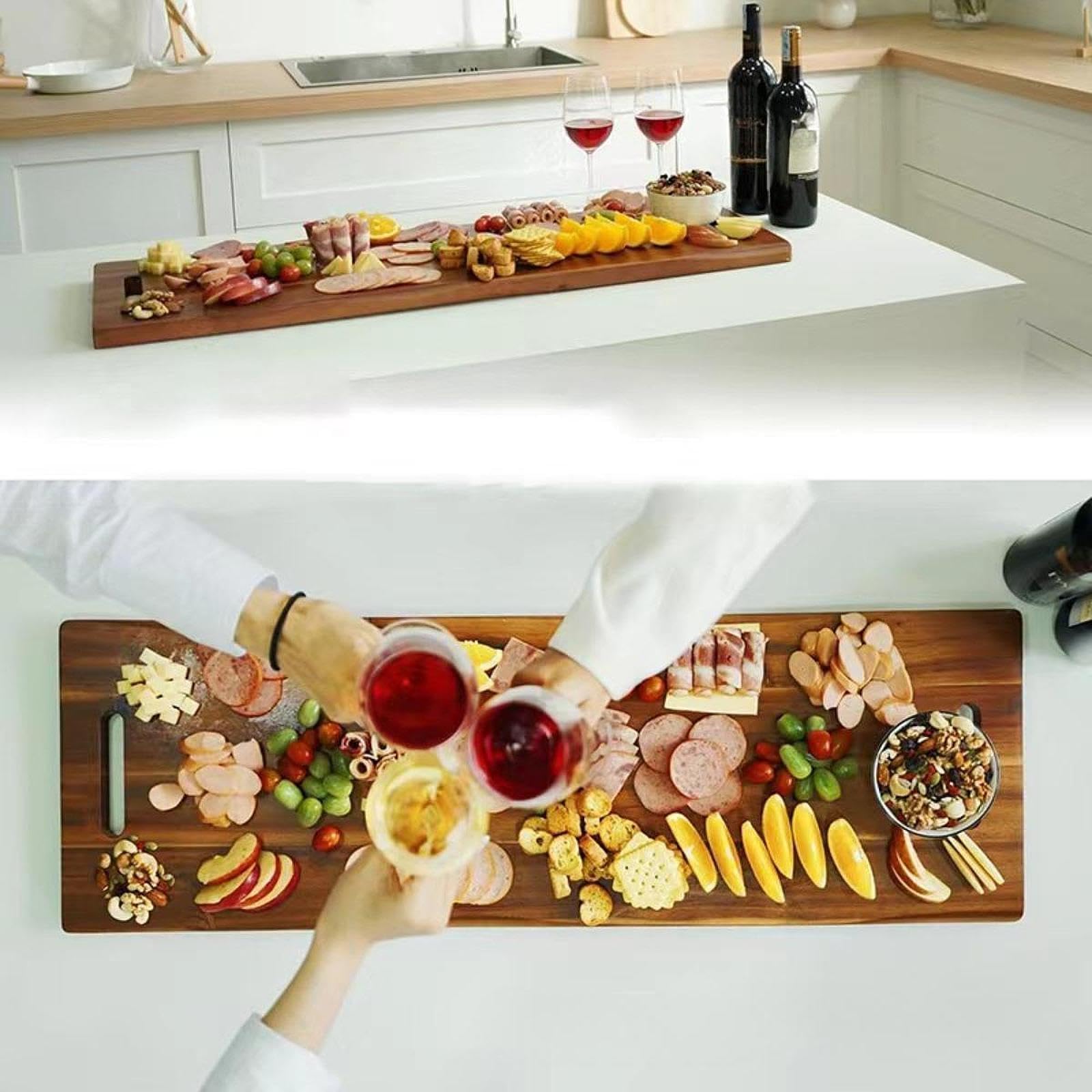 Großes Servierbrett für Wurst Und Käse, Zubehör für Party