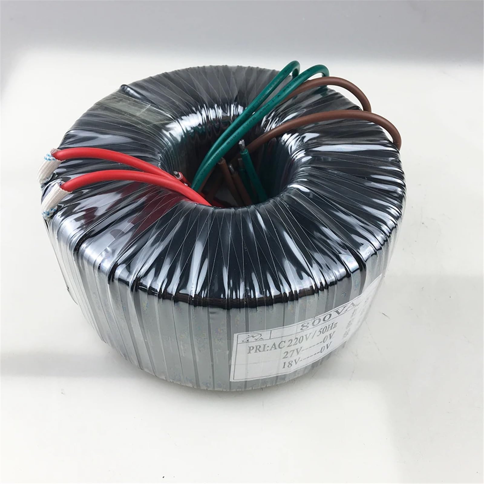 Trasformatore toroidale da 800 W, 220 V a 12 V, 14 V, 16 V, 18 V, 20 V, Alimentatore for Isolamento Audio.