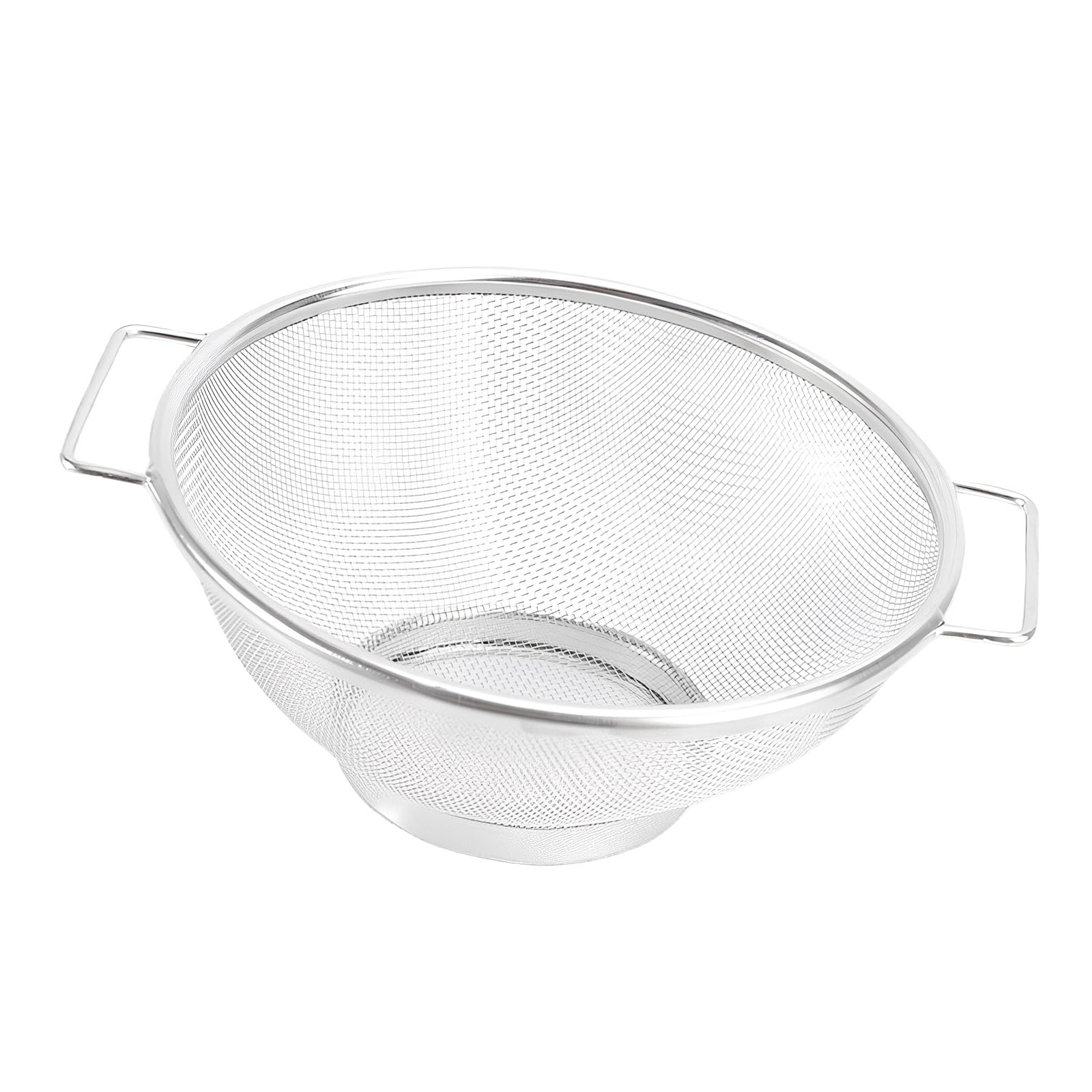 Xjdzineq Kitchen Utility Basket Stainless Meshed Net Colander Strainer for Draining Steaming and Washing Food Items Rustless Net