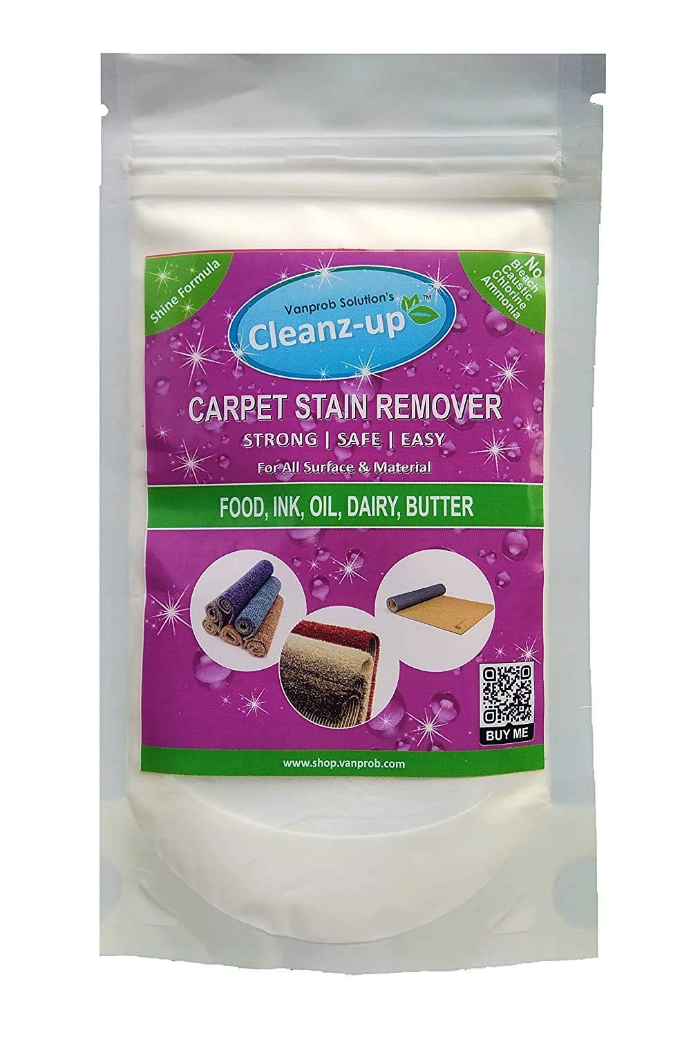 Buy Cleanzup Carpet Stain Remover for Browning, Food Spills, Dirt, Mud