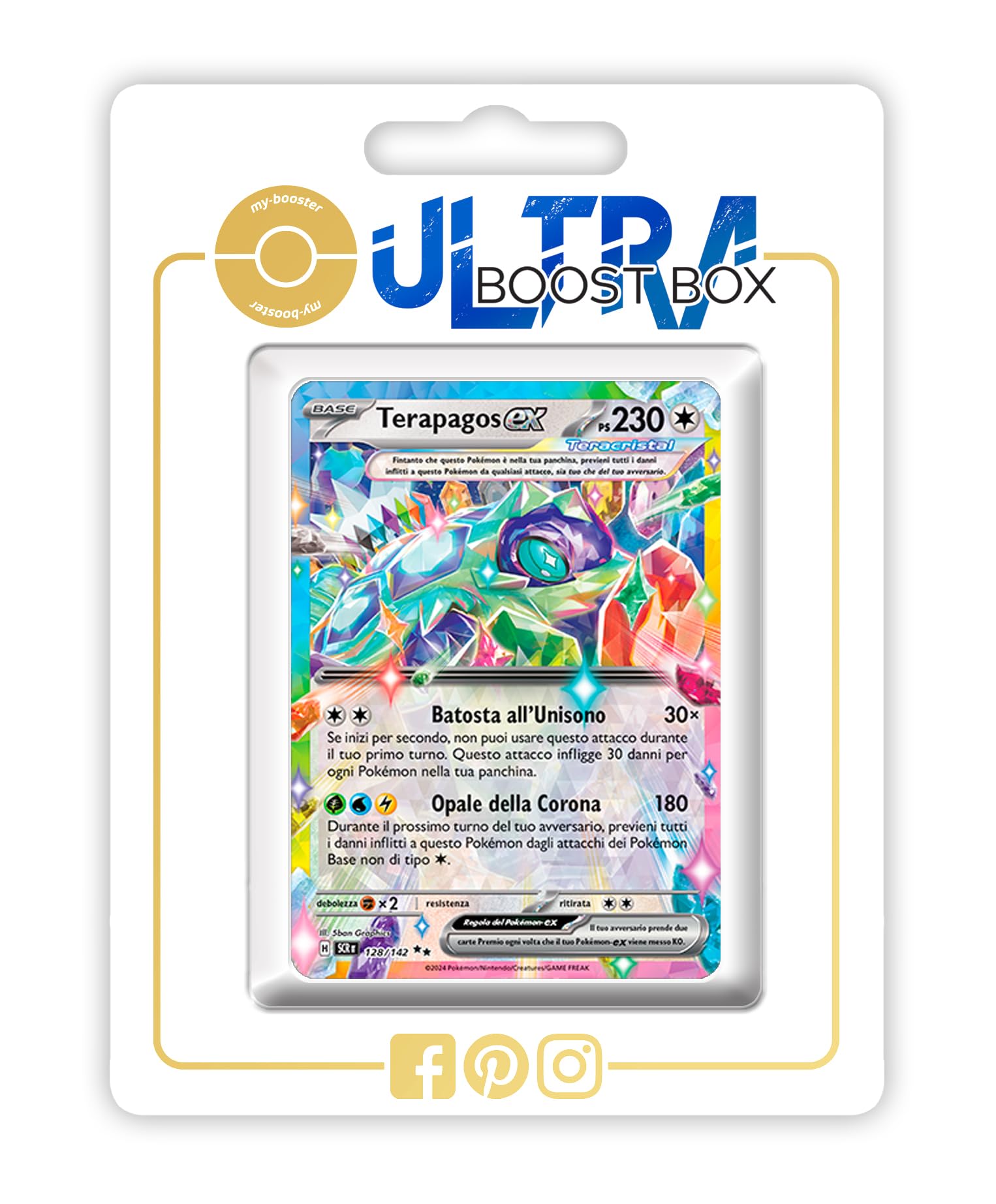 Carte Pokemon CRISTAL SCINTILLANT 142/142 HIGH-TECH EV7 SCR FR NEUF
