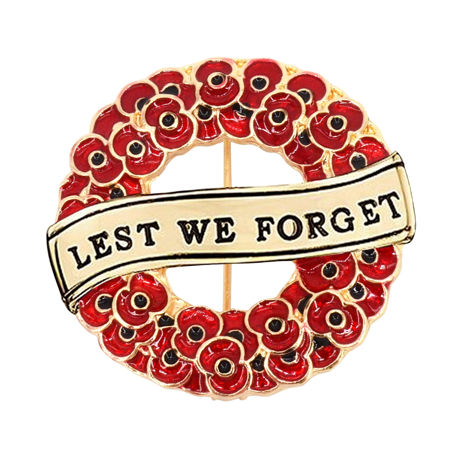 Axbeeaxremembrance Pin Badges 2024 Red Poppy Pin Badge Royal