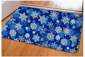 Dellukee Snowflake Doormats for Merry Christmas Day