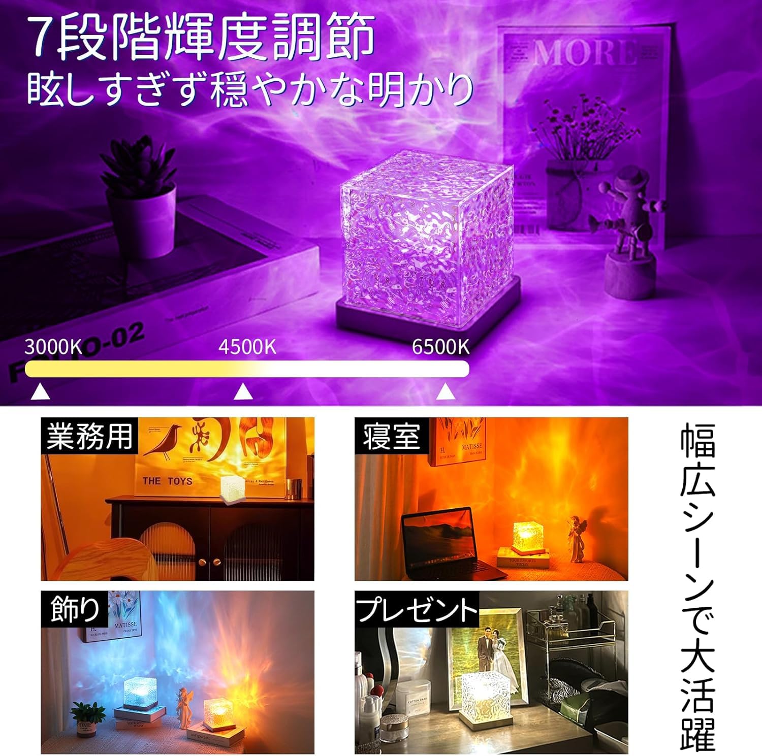 Amazon.co.jp: さえだ ナイトライト 海ライト オーロラランプ 【16種類