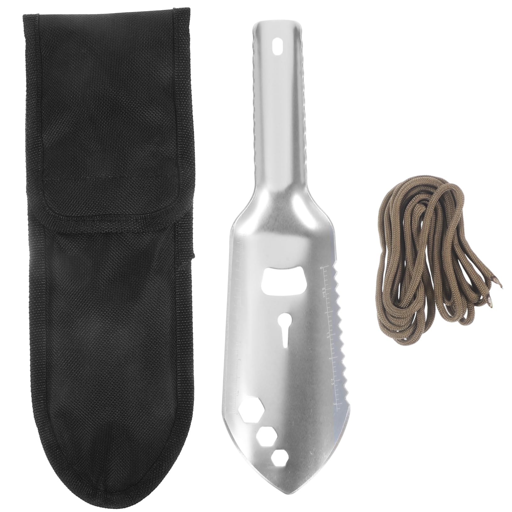 SUPVOX 1set Multifunctional Survival Shovel Compact Lightweight Camping Spade for Digging Sawing and Shoveling Sturdy Outdoor Tool for Gardening and Camping Activities