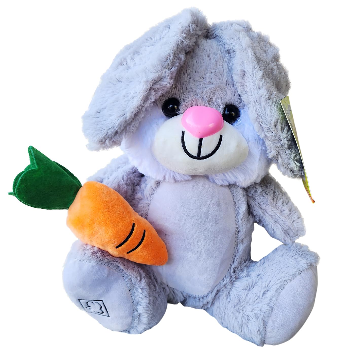 GearsOut Farting Rabbit Plush Pooter Cottontail Gag Gift with Fake Fart Sounder Button Lucky Foot Joke Gift for Kids Christmas Birthdays Valentines Day Easter Basket Filler