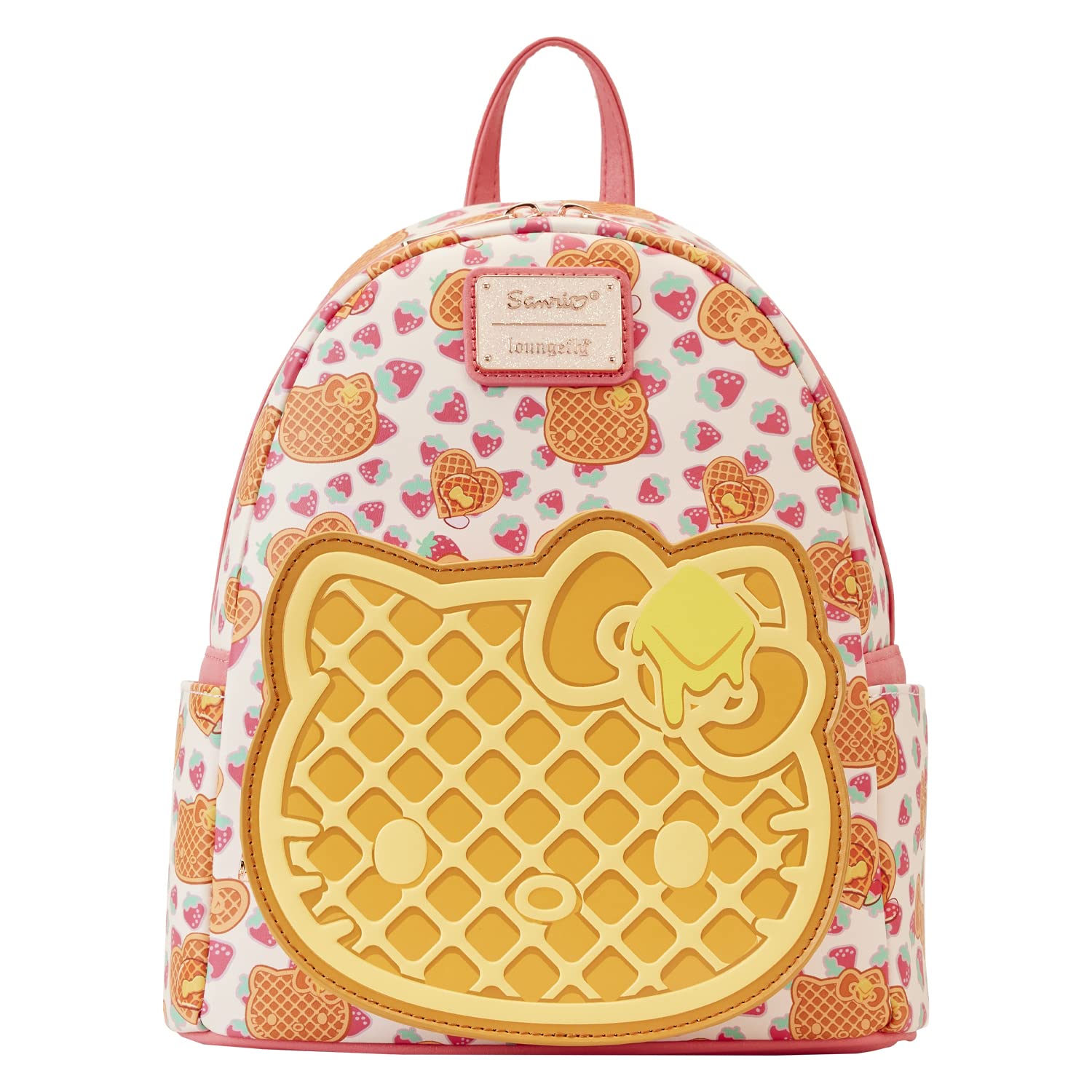 LoungeflySanrio Hello Kitty Breakfast Waffle Mini Backpack