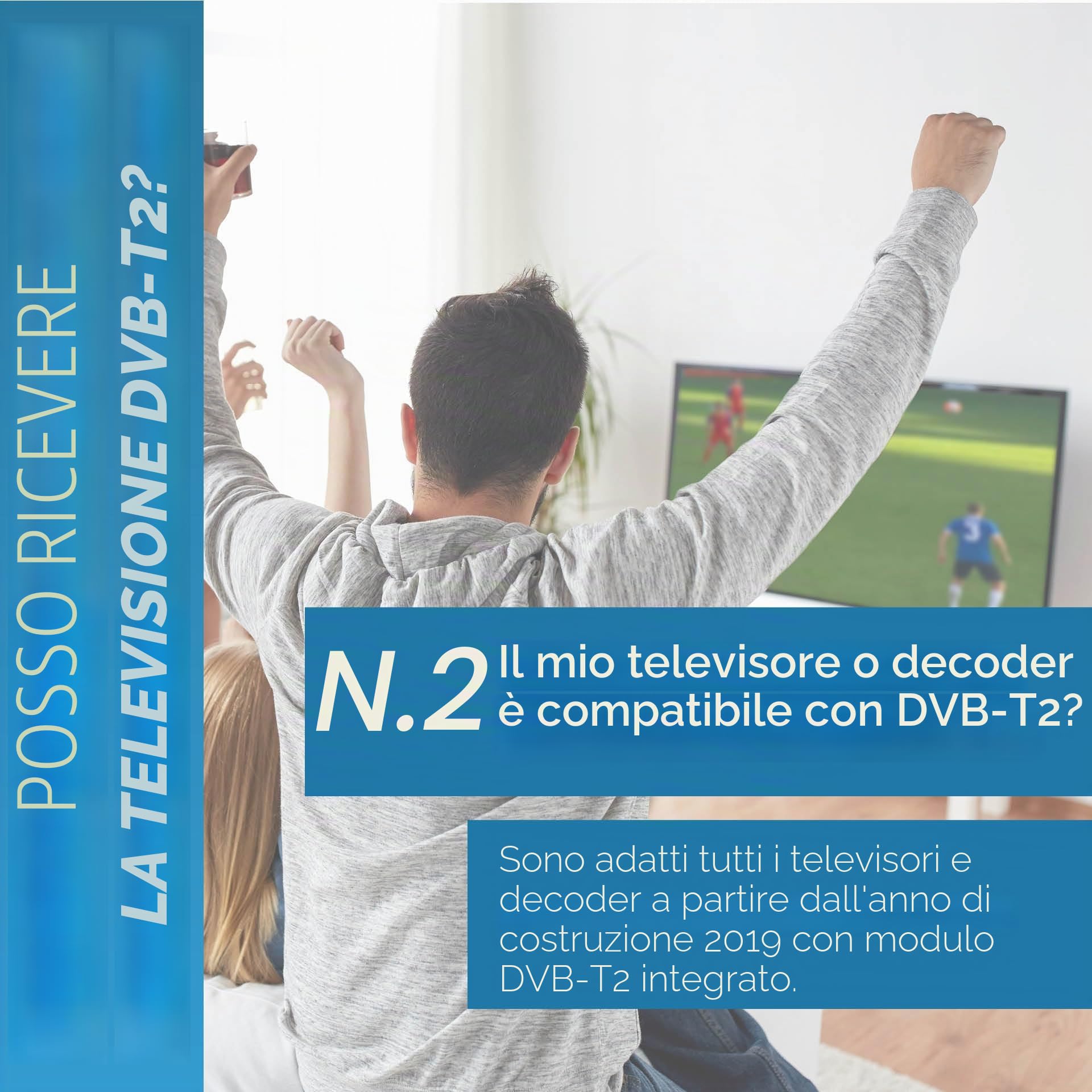 Antenna Ricevitore TV DVB-T2 (HD) con Supporto, AVK25 Plus, Ricezione Digitale in Alta Qualità, Canali e Programmi TV, Sat, Digital Ready, Plug & Play, Cavo da 5m - Nero