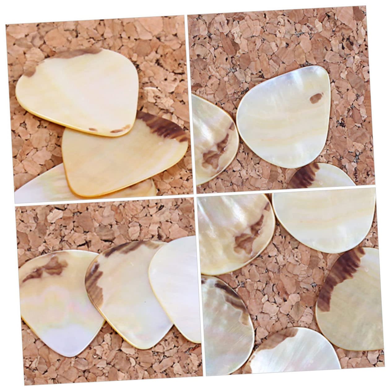BESTonZON 15 Stück Pick Gitarren Zubehör E Gitarre Plektrum Gitarrenzubehör Teile Glattes Plektrum